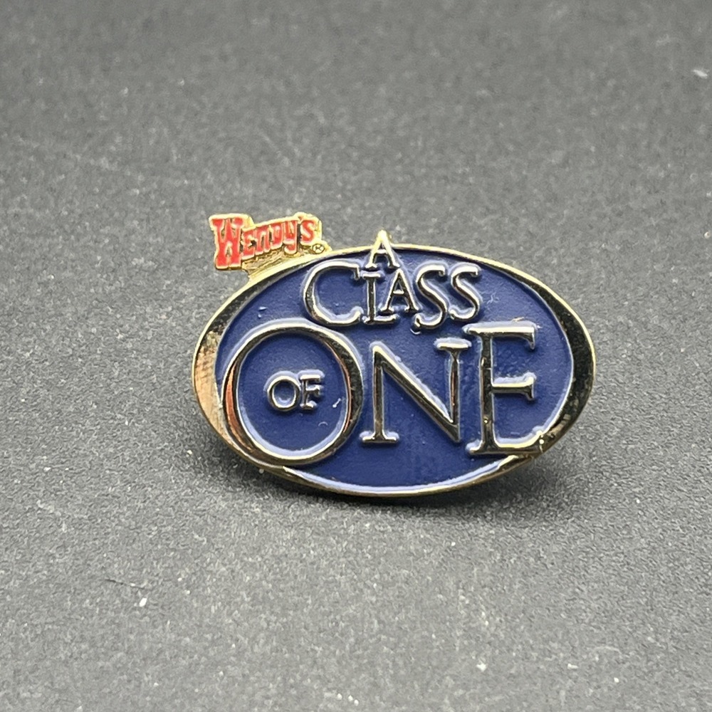 Wendy's Fast Food Restaurant A Class‎ Of One Employee Lapel Hat Pin